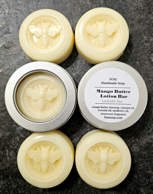 Mango Butter Lotion Bar - Lavender Sea