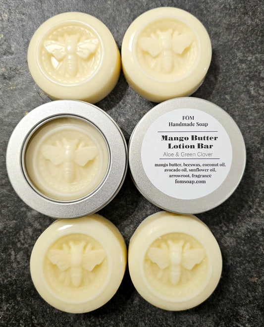 Mango Butter Lotion Bar - Aloe & Green Clover