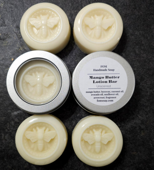 Mango Butter Lotion Bar  - Unscented